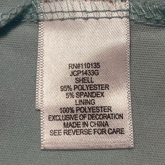 Knitworks Butterfly Print Ruffle girls blouse / green size L(14) - Picture 5 of 9